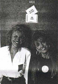 SOW 89: Missy and Judi Evans in front of the dressing room