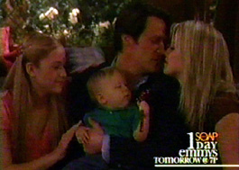 04EP44E: Jack & Jennifer kiss as Abby & Jack, Jr. watch